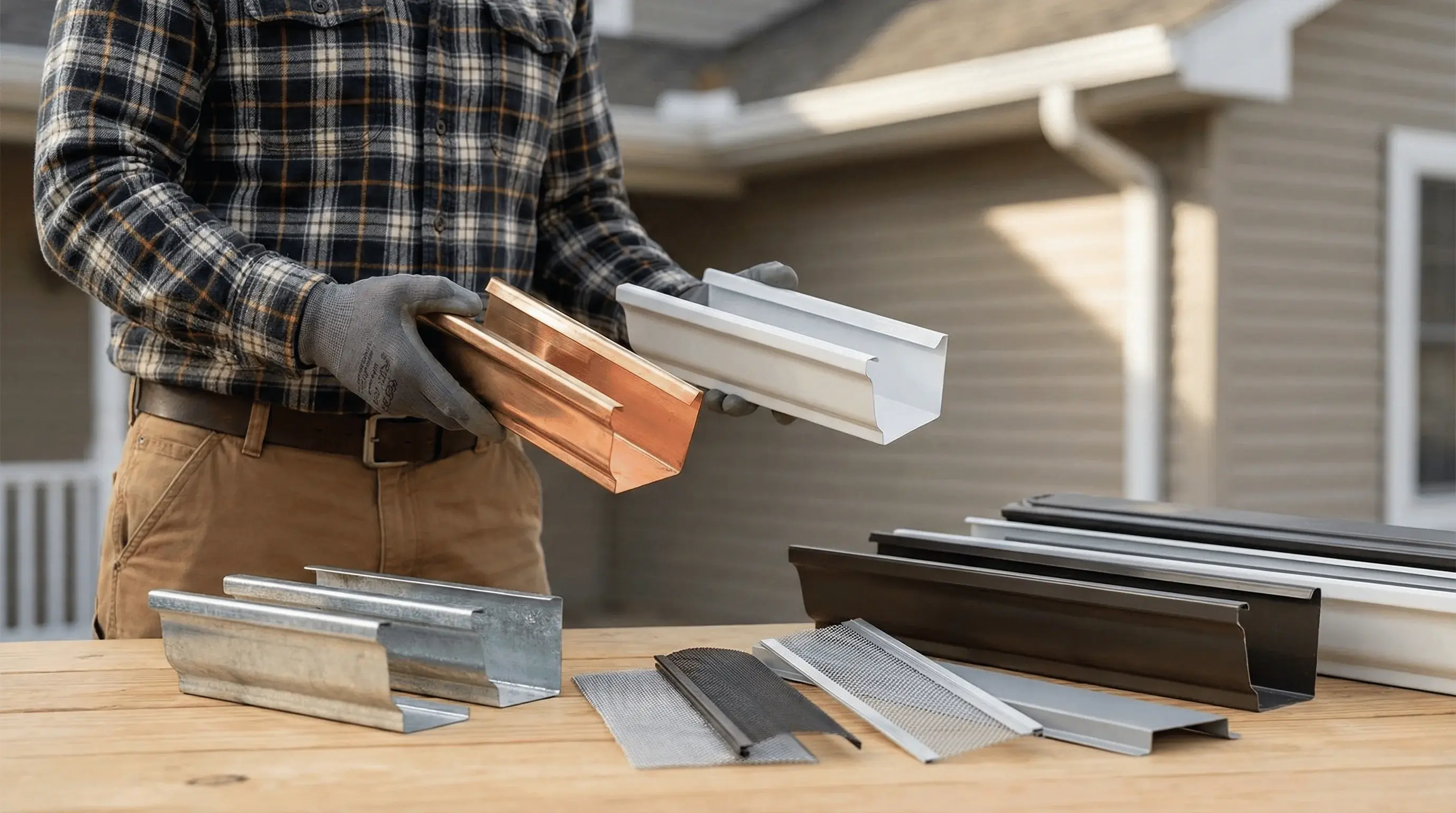 We help you choose the gutter style, material, and guard system that best fits your property and budget.